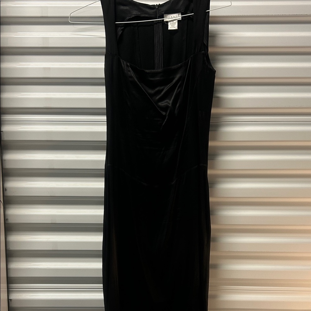 Chic Black Mini Dress#DR003 WHT POLY
